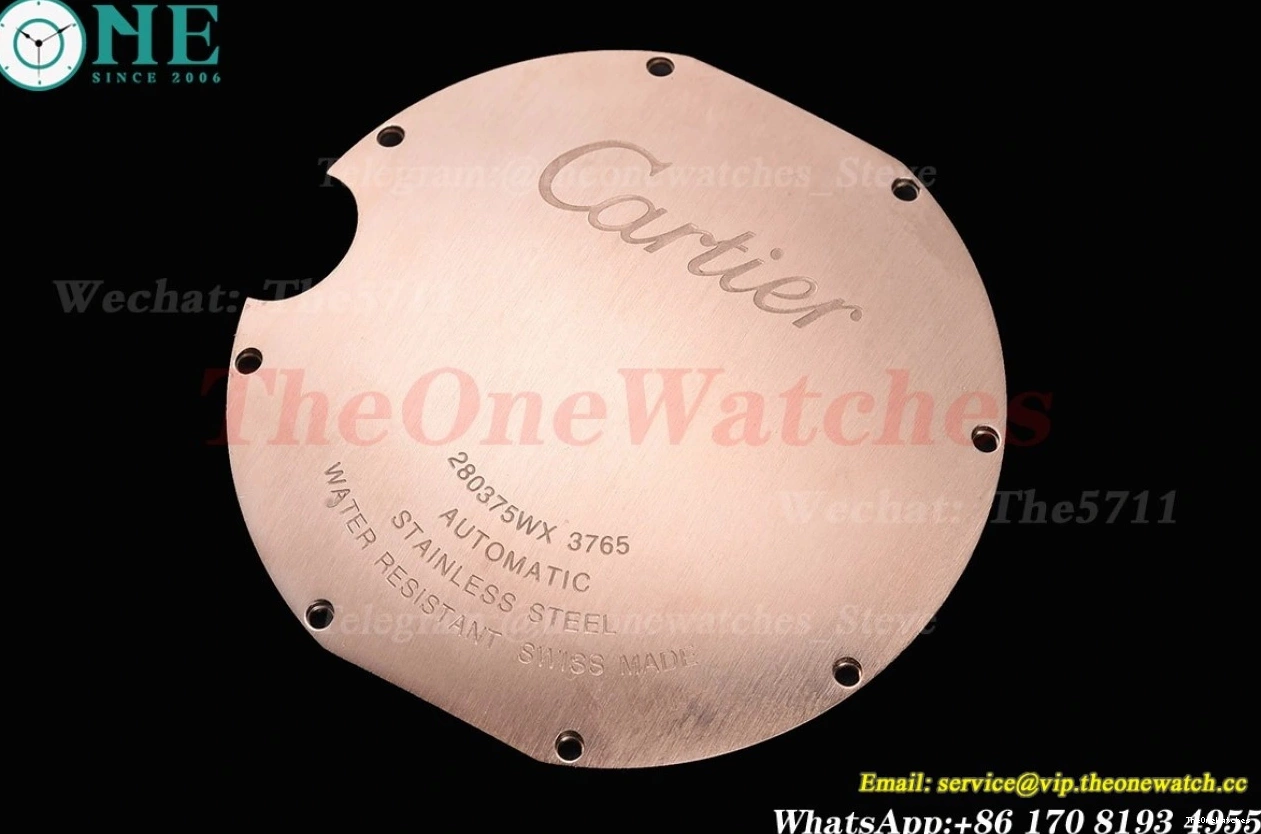 RG MY8215 De RG GDF Dial White Bleu Dia Ballon Cartier 42mm 0128